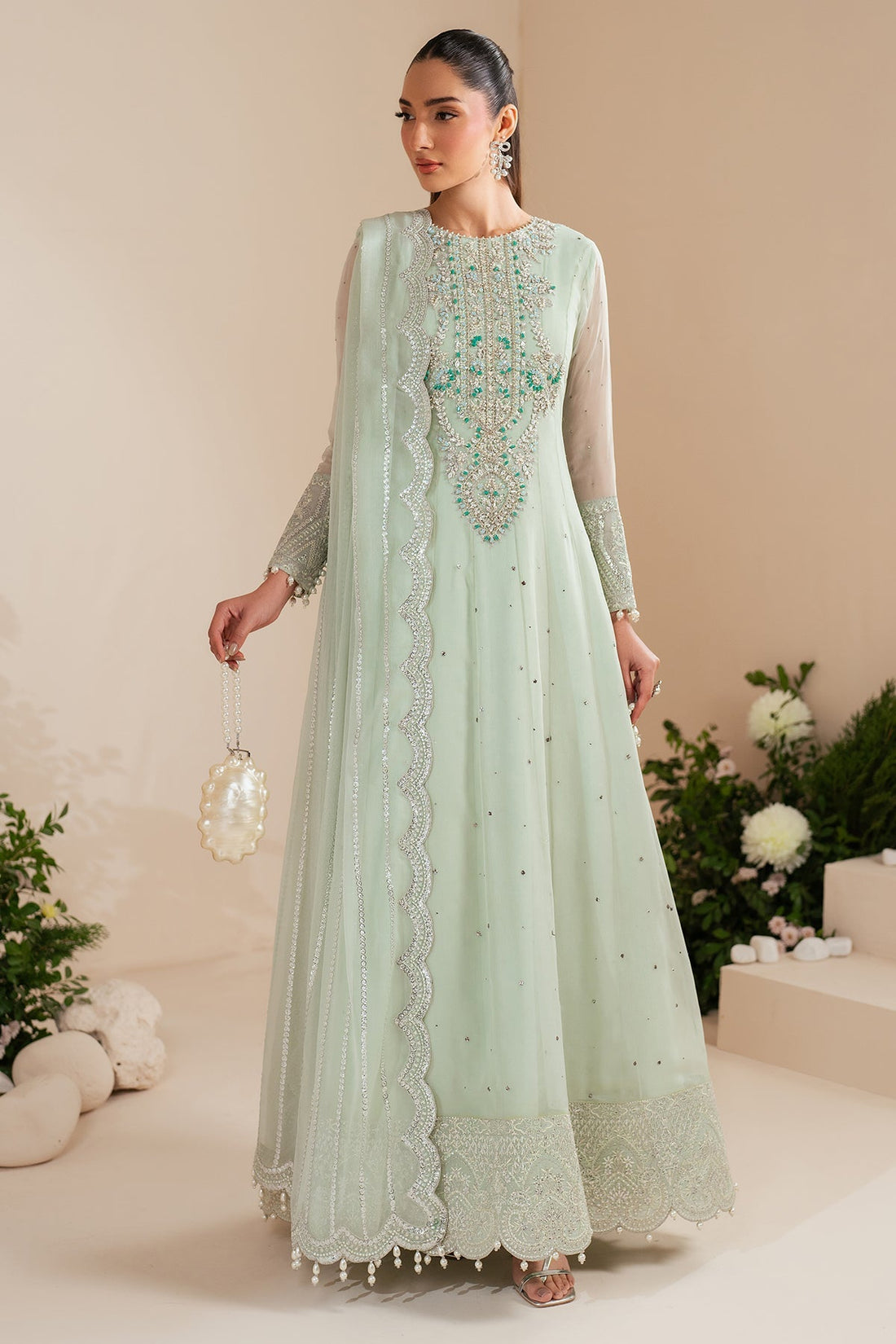 Alizeh | Handcrafted Eid Edit 25 | AF-HM-4035-Rimel - by - Libasekhas UK - Registered Vendor of : Alizeh - 100% Original Designer Dresss