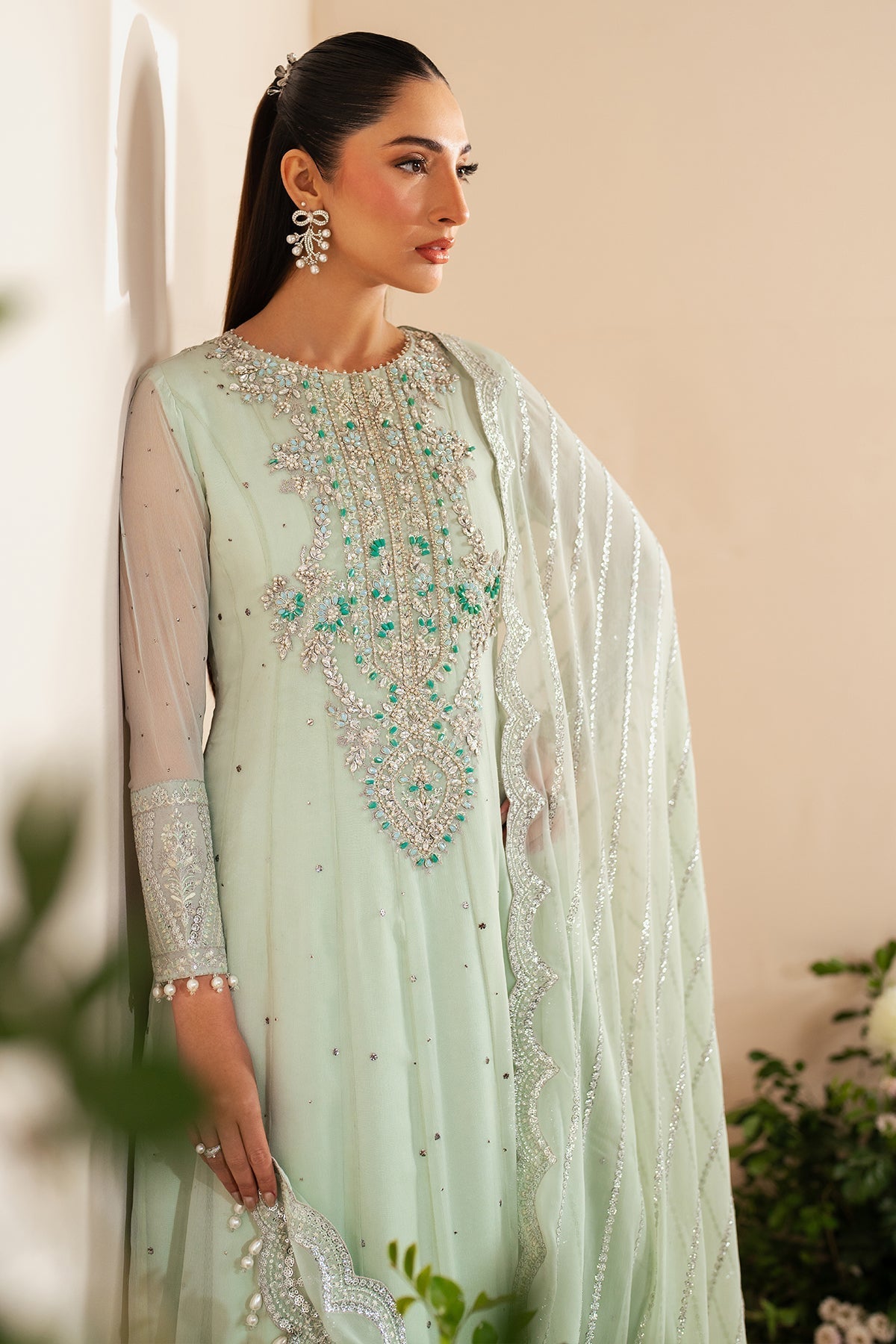 Alizeh | Handcrafted Eid Edit 25 | AF-HM-4035-Rimel - by - Libasekhas UK - Registered Vendor of : Alizeh - 100% Original Designer Dresss