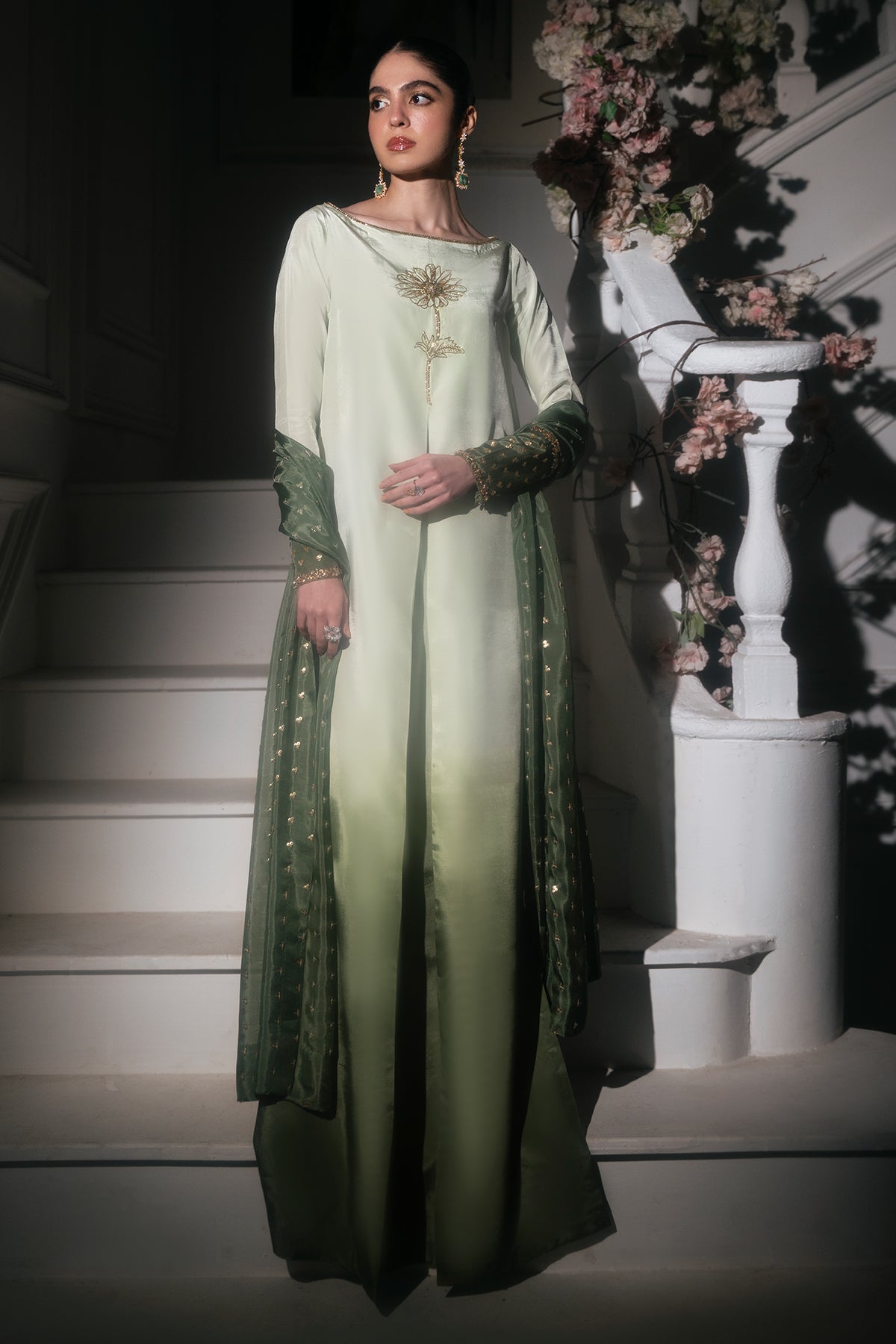 Mina Kashif | Emilie Formals | Floret - by - Libasekhas UK - Registered Vendor of : Mina Kashif - 100% Original Designer Dresss