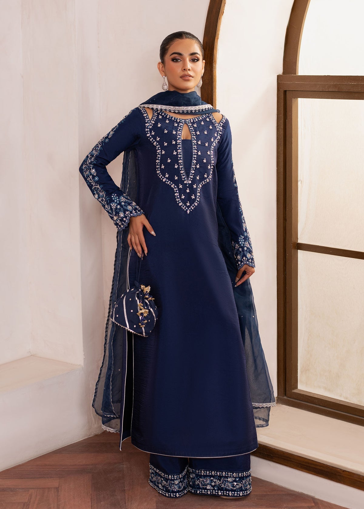 Dastoor | Rania Luxury Pret 25 | Celine - by - Libasekhas UK - Registered Vendor of : Dastoor - 100% Original Designer Dresss