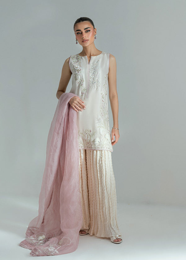 Umsha | Soiree De Rose | Ivory Ember - by Libasekhas UK - Registered Vendor of : Umsha - 100% Original Designer Dress
