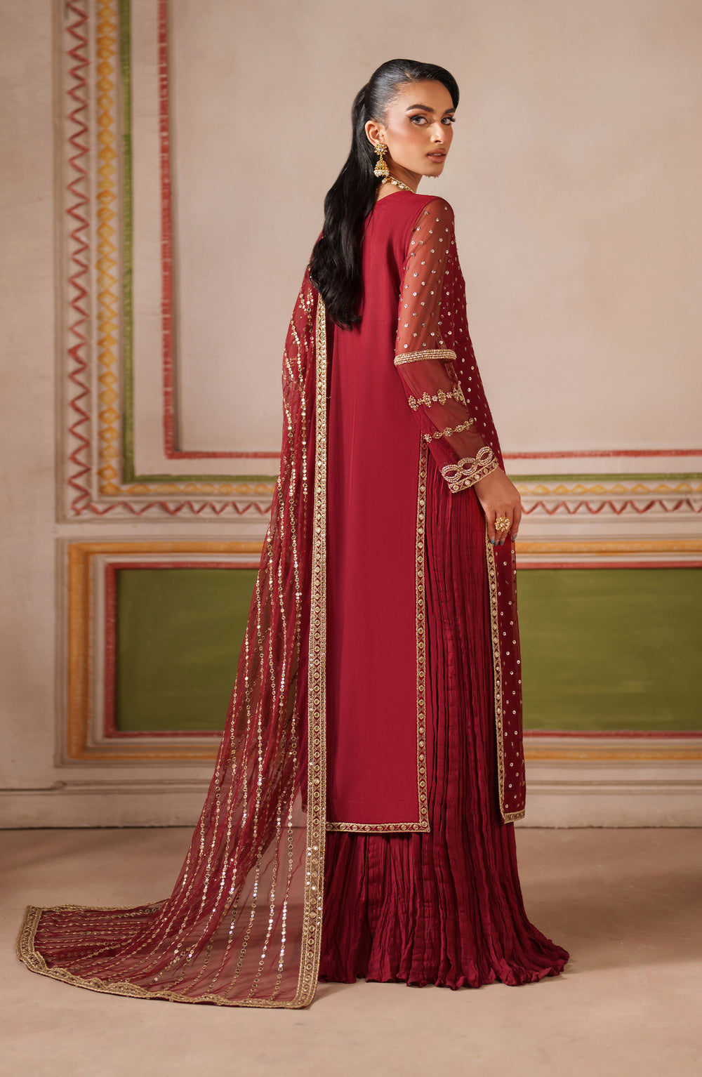 Zarif | Falesia Formals | UNST-HF-01 MUHAAG - by Libasekhas UK - Registered Vendor of : Zarif - 100% Original Designer Dress