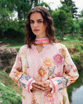 Roheenaz | Garden Veal Printed Lawn 25 |Wildflower fluff - by - Libasekhas UK - Registered Vendor of : Roheenaz - 100% Original Designer Dresss