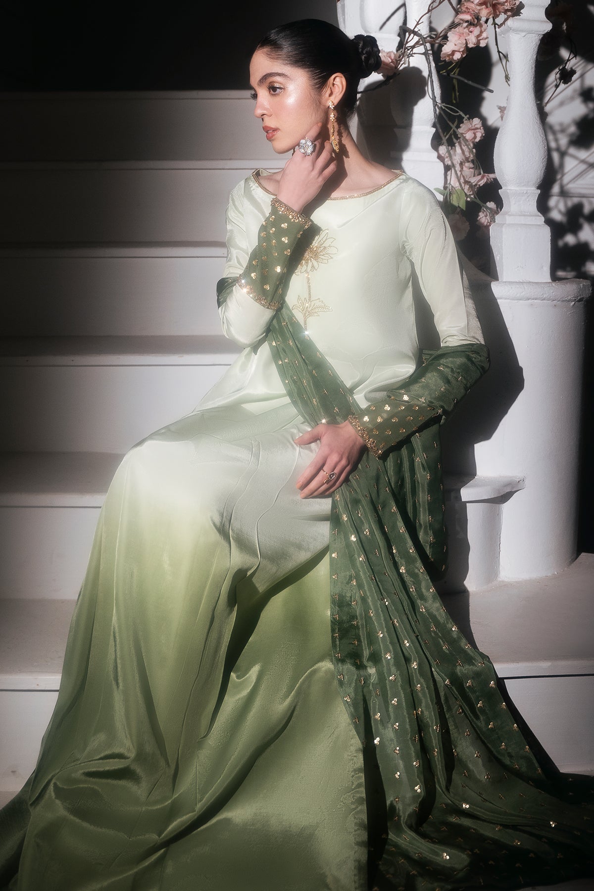 Mina Kashif | Emilie Formals | Floret - by - Libasekhas UK - Registered Vendor of : Mina Kashif - 100% Original Designer Dresss