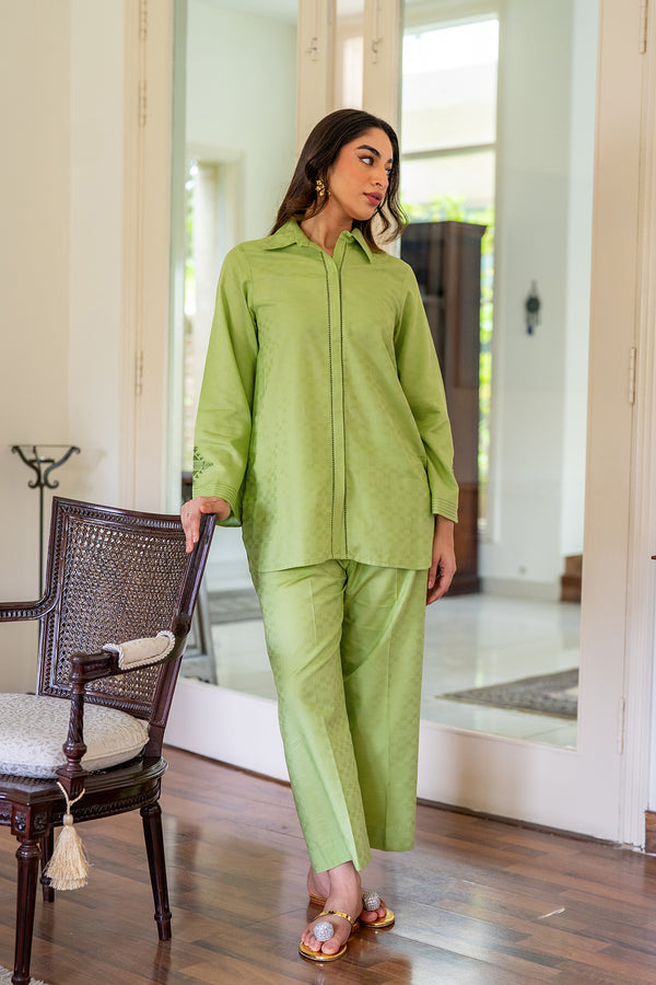 Sahar | Pre Essential Emb Edit | Celadon bliss - by Libasekhas UK - Registered Vendor of : Sahar - 100% Original Designer Dress