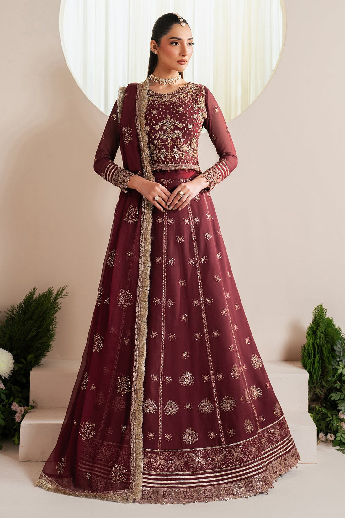Alizeh | Handcrafted Eid Edit 25 | AF-HM-4029-Empress - by - Libasekhas UK - Registered Vendor of : Alizeh - 100% Original Designer Dresss
