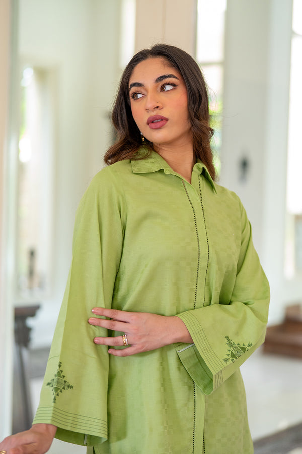 Sahar | Pre Essential Emb Edit | Celadon bliss - by Libasekhas UK - Registered Vendor of : Sahar - 100% Original Designer Dress