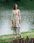 Roheenaz | Garden Veal Printed Lawn 25 | Crimson Whisper - by - Libasekhas UK - Registered Vendor of : Roheenaz - 100% Original Designer Dresss