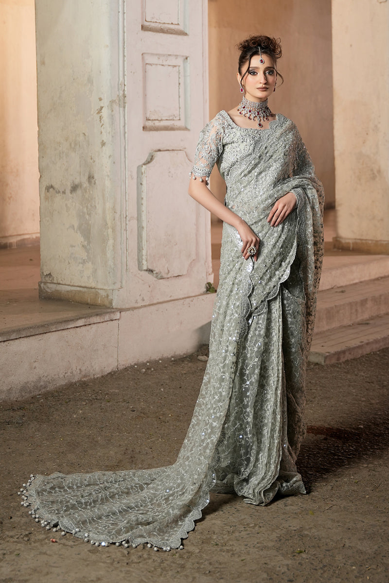 Maryams | Zeenat Luxury Formals | Graceful Embellishments - Z-04 - by - Libasekhas UK - Registered Vendor of : Maryams - 100% Original Designer Dresss
