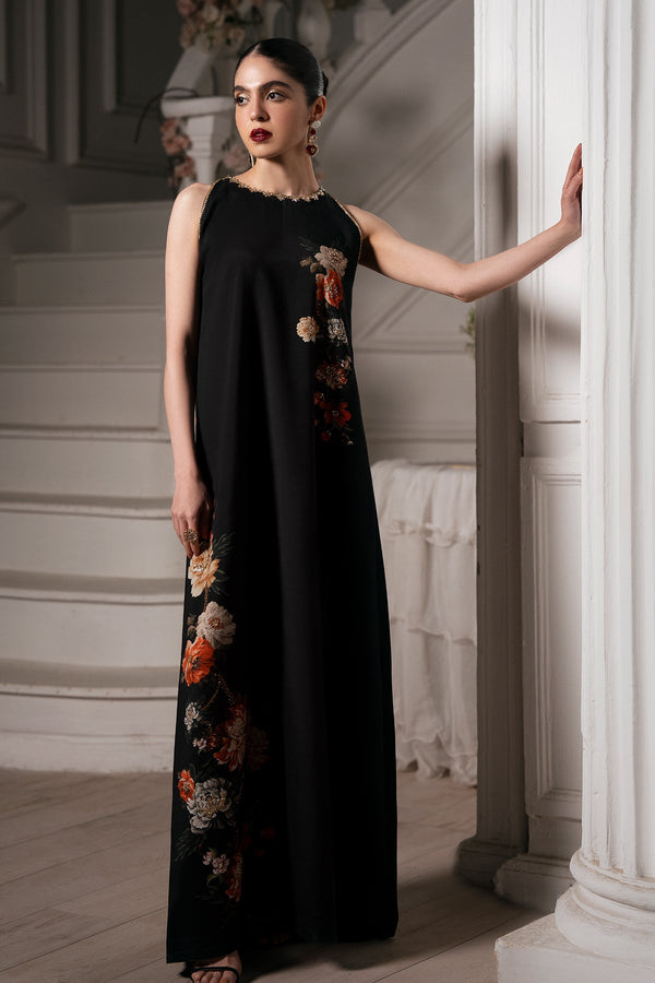 Mina Kashif | Emilie Formals | Koya (Black) - by Libasekhas UK - Registered Vendor of : Mina Kashif - 100% Original Designer Dress