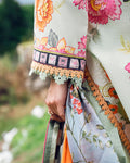 Roheenaz | Garden Veal Printed Lawn 25 | Crimson Whisper - by - Libasekhas UK - Registered Vendor of : Roheenaz - 100% Original Designer Dresss