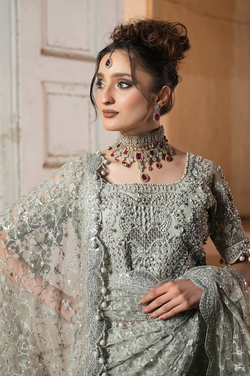 Maryams | Zeenat Luxury Formals | Graceful Embellishments - Z-04 - by - Libasekhas UK - Registered Vendor of : Maryams - 100% Original Designer Dresss