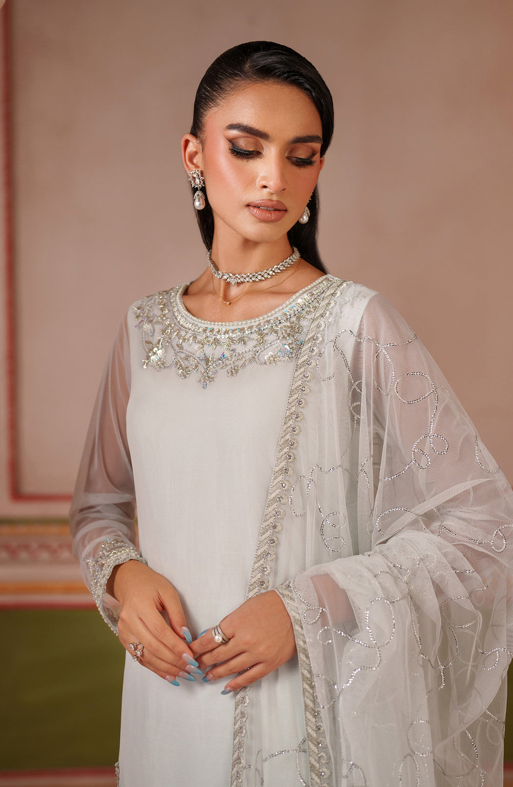 Zarif | Falesia Formals | UNST-HF-03 ROOMAY - by Libasekhas UK - Registered Vendor of : Zarif - 100% Original Designer Dress
