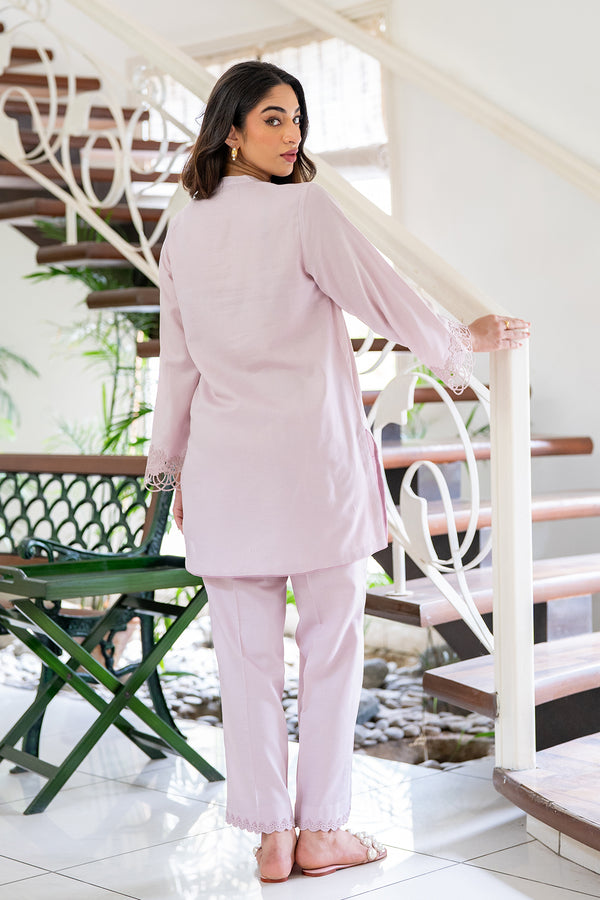 Sahar | Pre Essential Emb Edit | Coral Pearl - by Libasekhas UK - Registered Vendor of : Sahar - 100% Original Designer Dress