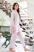 Sahar | Pre Essential Emb Edit | Coral Pearl - by Libasekhas UK - Registered Vendor of : Sahar - 100% Original Designer Dress