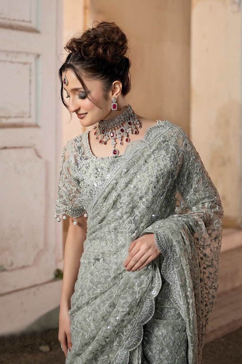 Maryams | Zeenat Luxury Formals | Graceful Embellishments - Z-04 - by - Libasekhas UK - Registered Vendor of : Maryams - 100% Original Designer Dresss