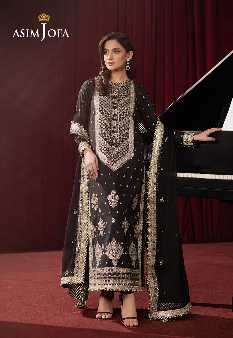 Asim Jofa | Premium Festive | AJPF-01 - by - Libasekhas UK - Registered Vendor of : Asim Jofa - 100% Original Designer Dresss