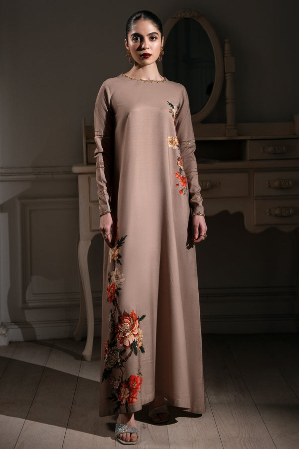 Mina Kashif | Emilie Formals | Koya (Beige) - by Libasekhas UK - Registered Vendor of : Mina Kashif - 100% Original Designer Dress