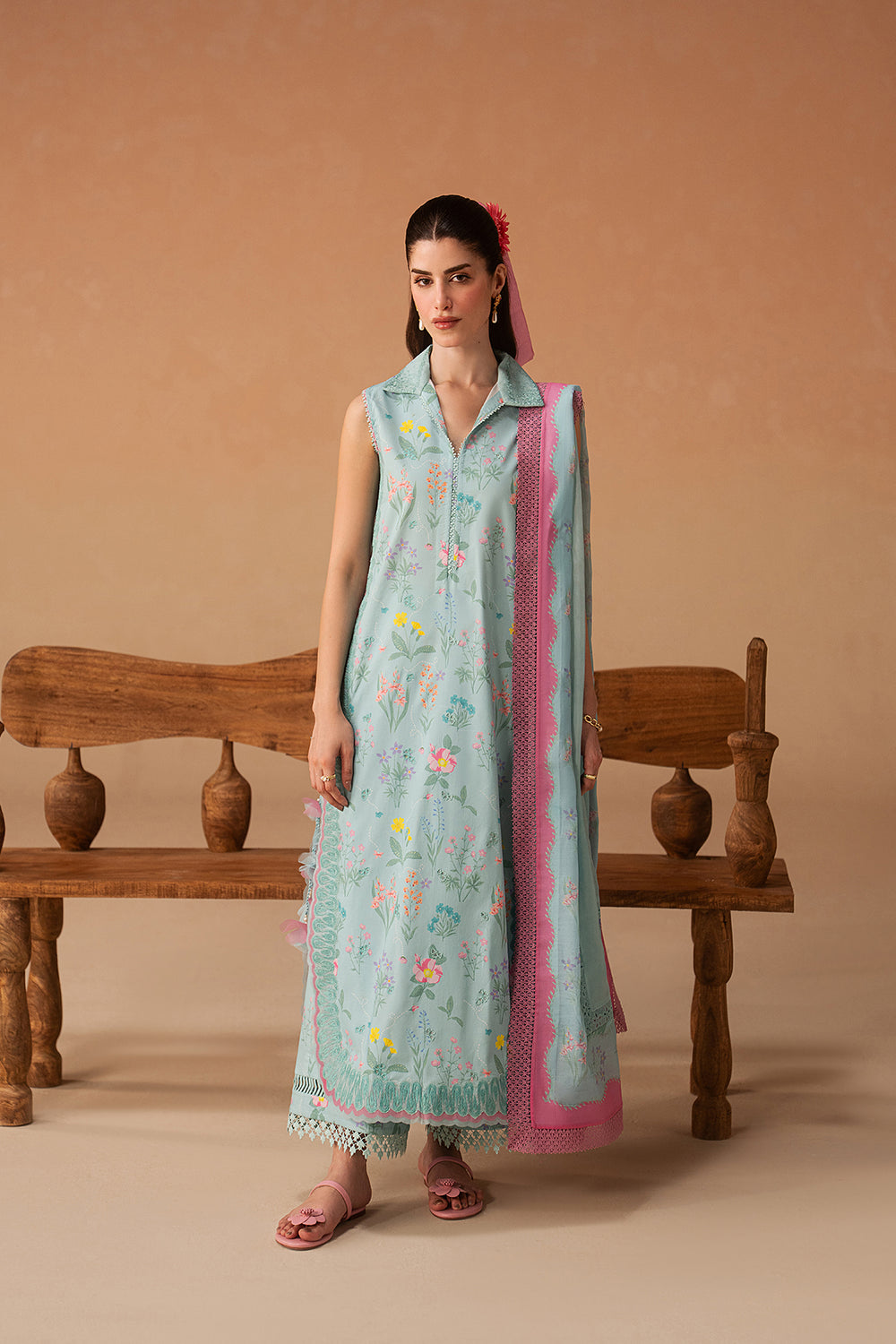 Afrozeh | The Haze 26 | Sunlaced Plum - by Libasekhas UK - Registered Vendor of : Afrozeh - 100% Original Designer Dress