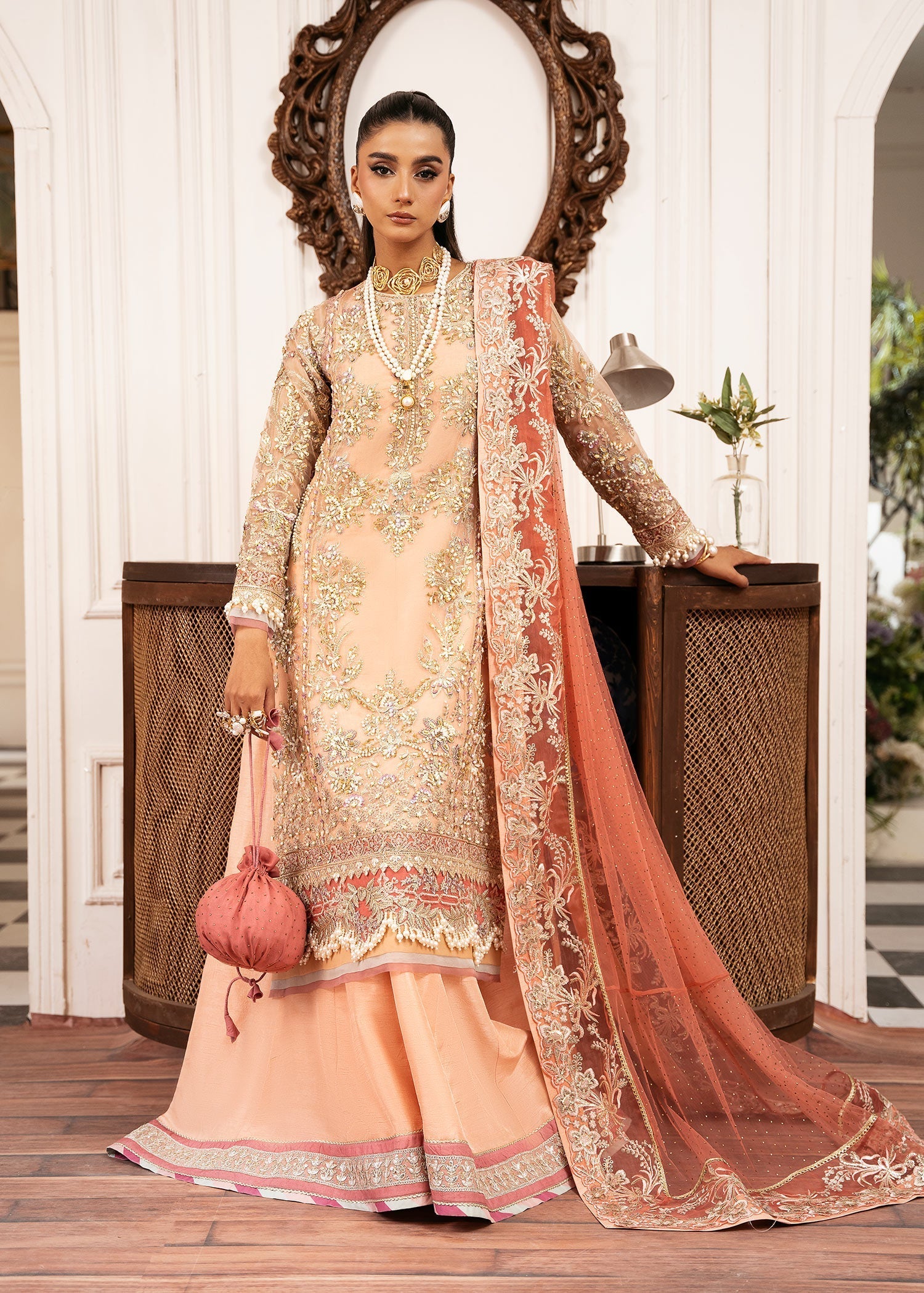 Inayat | Festive Formals |SUN-KISSED - by Libasekhas UK - Registered Vendor of : Inayat - 100% Original Designer Dress