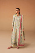Afrozeh | The Haze 26 | Sunlaced Green - by Libasekhas UK - Registered Vendor of : Afrozeh - 100% Original Designer Dress