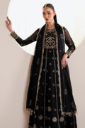 Alizeh | Handcrafted Eid Edit 25 | AF-HM-4030-Noir - by - Libasekhas UK - Registered Vendor of : Alizeh - 100% Original Designer Dresss