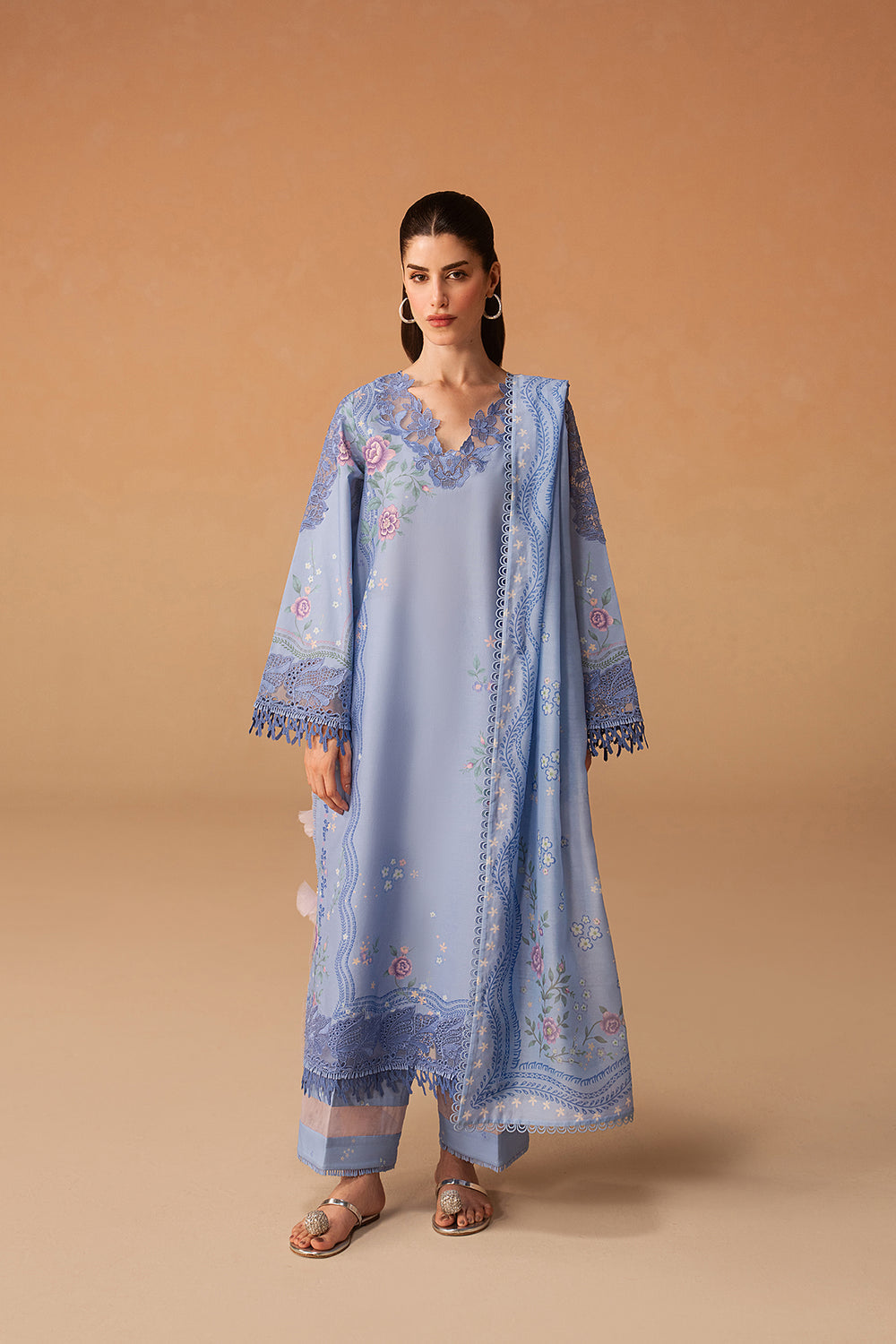 Afrozeh | The Haze 26 |Opaline - by Libasekhas UK - Registered Vendor of : Afrozeh - 100% Original Designer Dress