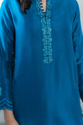 Wahaj M Khan | Lra Eid Collection 26 | Teal Red Rawsilk Set - by Libasekhas UK - Registered Vendor of : Wahaj M Khan - 100% Original Designer Dress