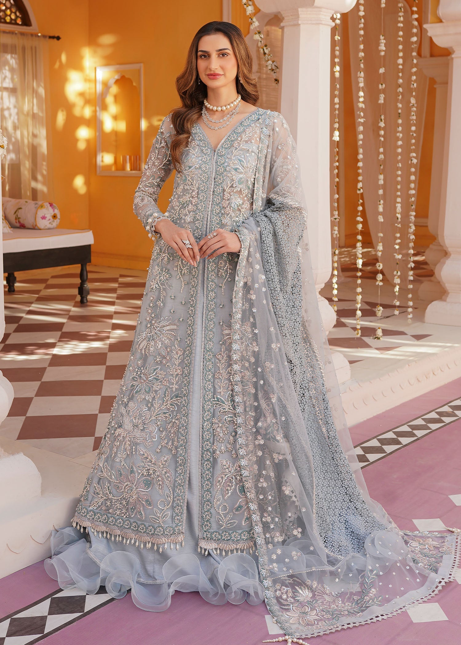 Mehak Yaqoob | Serene Vol 3 | Frost - by - Libasekhas UK - Registered Vendor of : Mehak Yaqoob - 100% Original Designer Dresss
