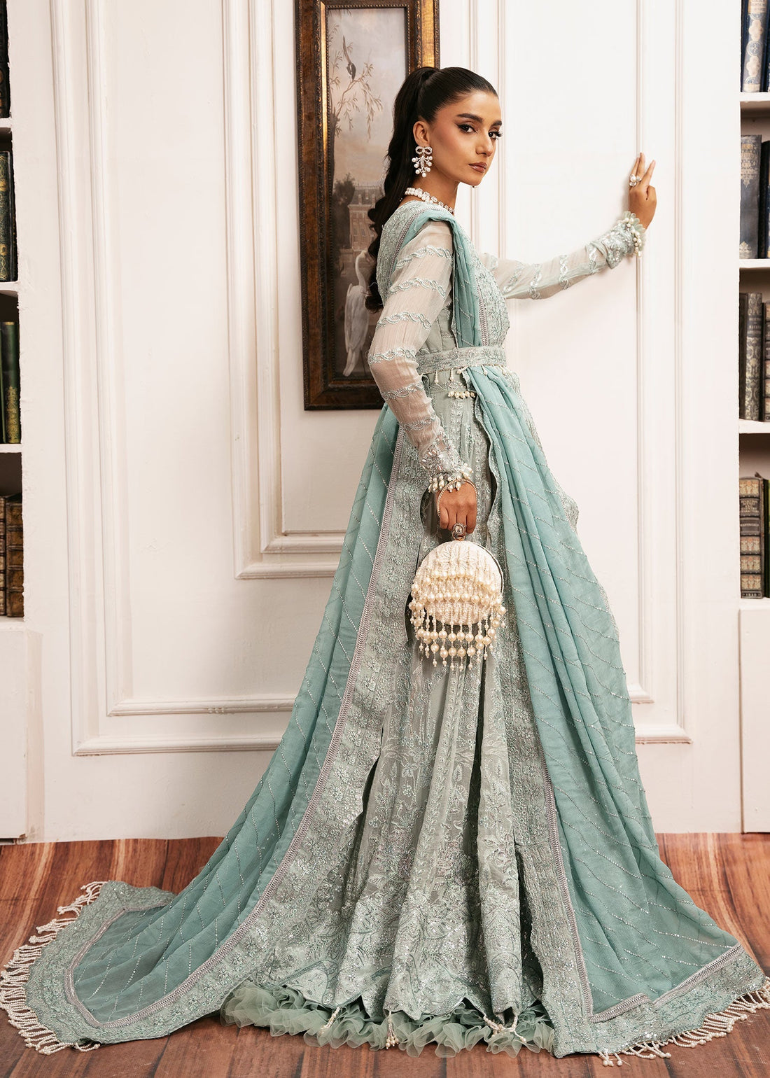 Inayat | Festive Formals | EQUISITE-ROSE - by Libasekhas UK - Registered Vendor of : Inayat - 100% Original Designer Dress