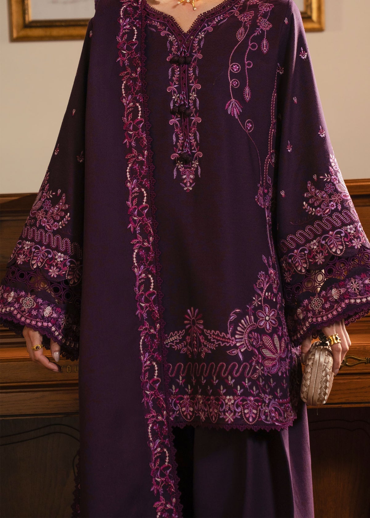 Kanwal Malik | Gulana Winter 25 | Roshanda - by Libasekhas UK - Registered Vendor of : Kanwal Malik - 100% Original Designer Dress