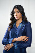 Wahaj M Khan | Lra Eid Collection 26 | Blue Lyra Sheesha - by Libasekhas UK - Registered Vendor of : Wahaj M Khan - 100% Original Designer Dress