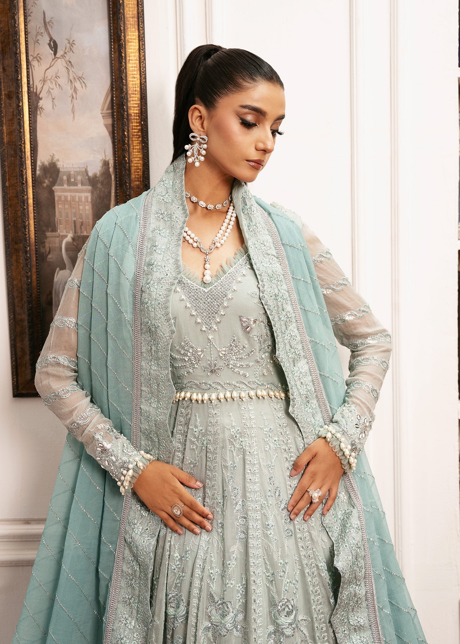 Inayat | Festive Formals | EQUISITE-ROSE - by Libasekhas UK - Registered Vendor of : Inayat - 100% Original Designer Dress