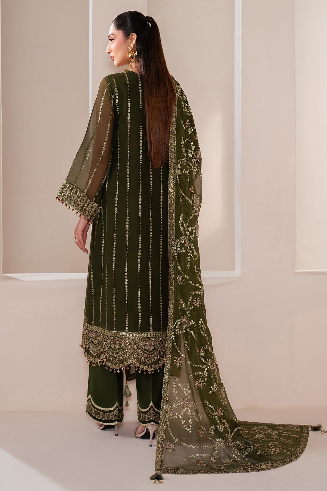 Alizeh | Handcrafted Eid Edit 25 | AF-HM-4033-Olivia - by - Libasekhas UK - Registered Vendor of : Alizeh - 100% Original Designer Dresss