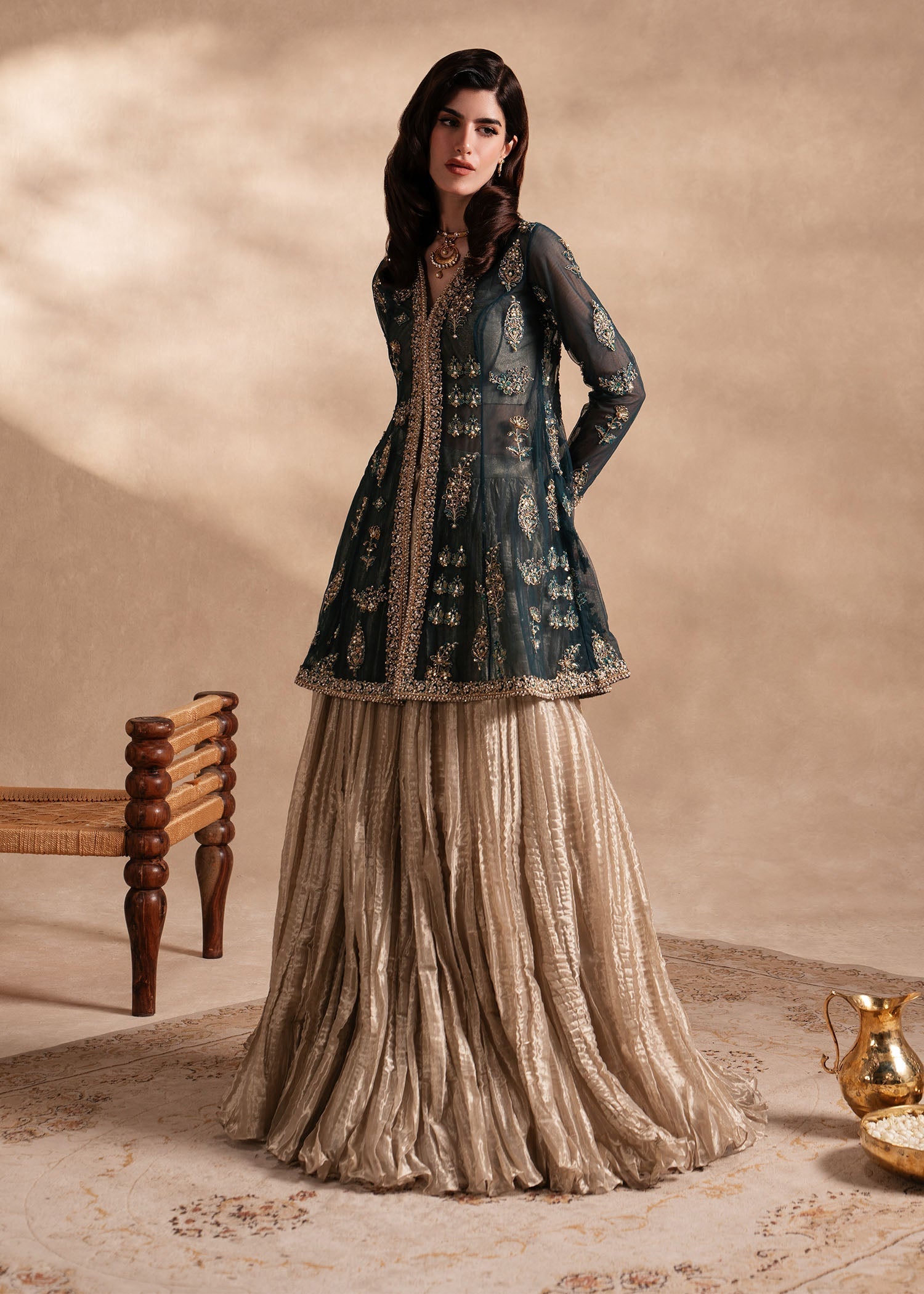 Sadaf Fawad Khan | Nafees Formals 25 | Nageenah - by - Libasekhas UK - Registered Vendor of : Sadaf Fawad Khan - 100% Original Designer Dresss