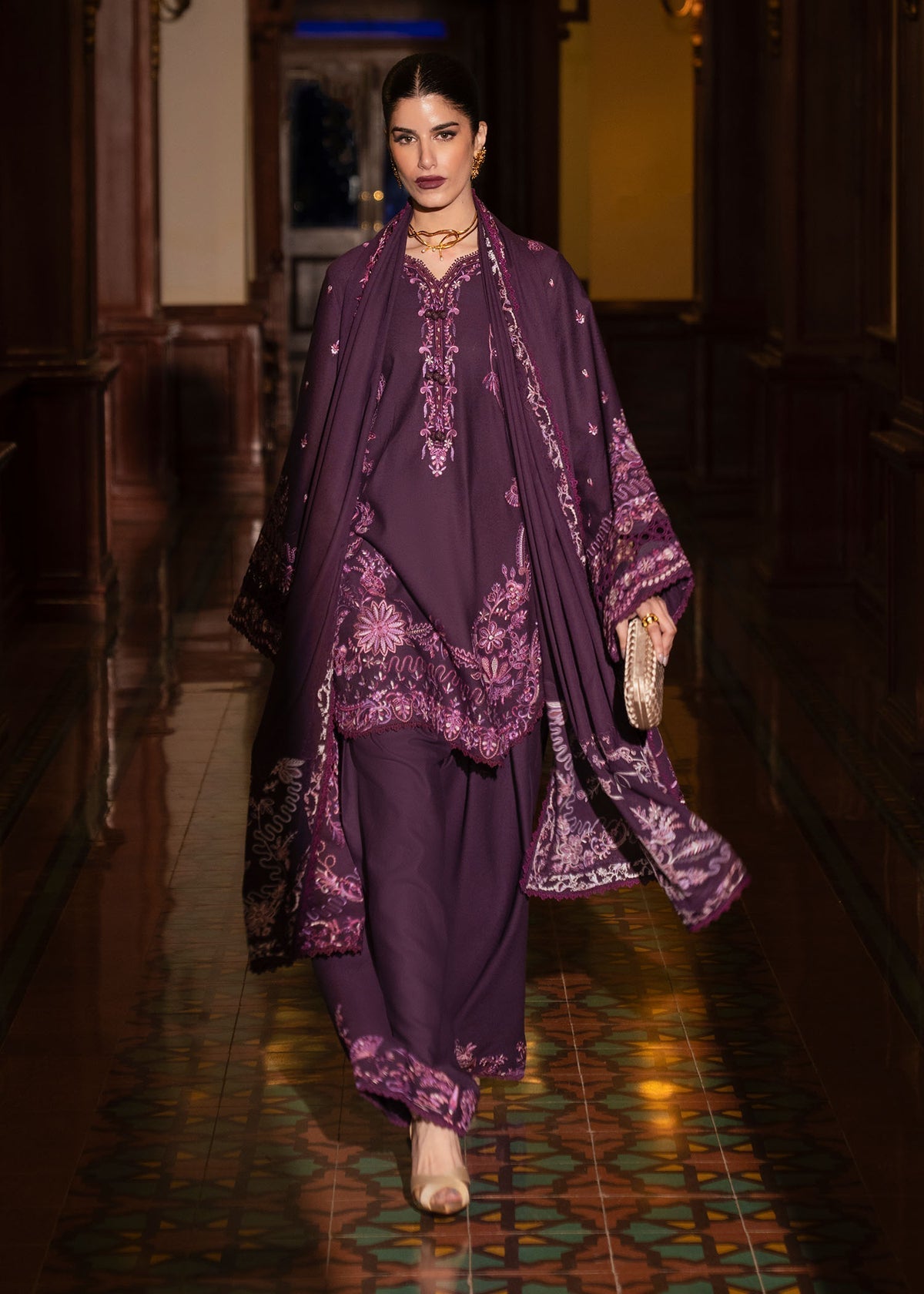 Kanwal Malik | Gulana Winter 25 | Roshanda - by Libasekhas UK - Registered Vendor of : Kanwal Malik - 100% Original Designer Dress