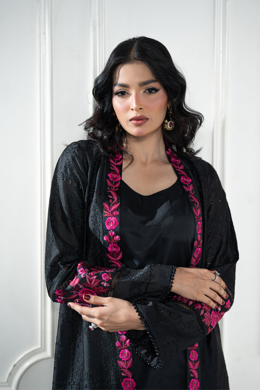 Wahaj M Khan | Lra Eid Collection 26 | Magenta Lyra JS - by Libasekhas UK - Registered Vendor of : Wahaj M Khan - 100% Original Designer Dress