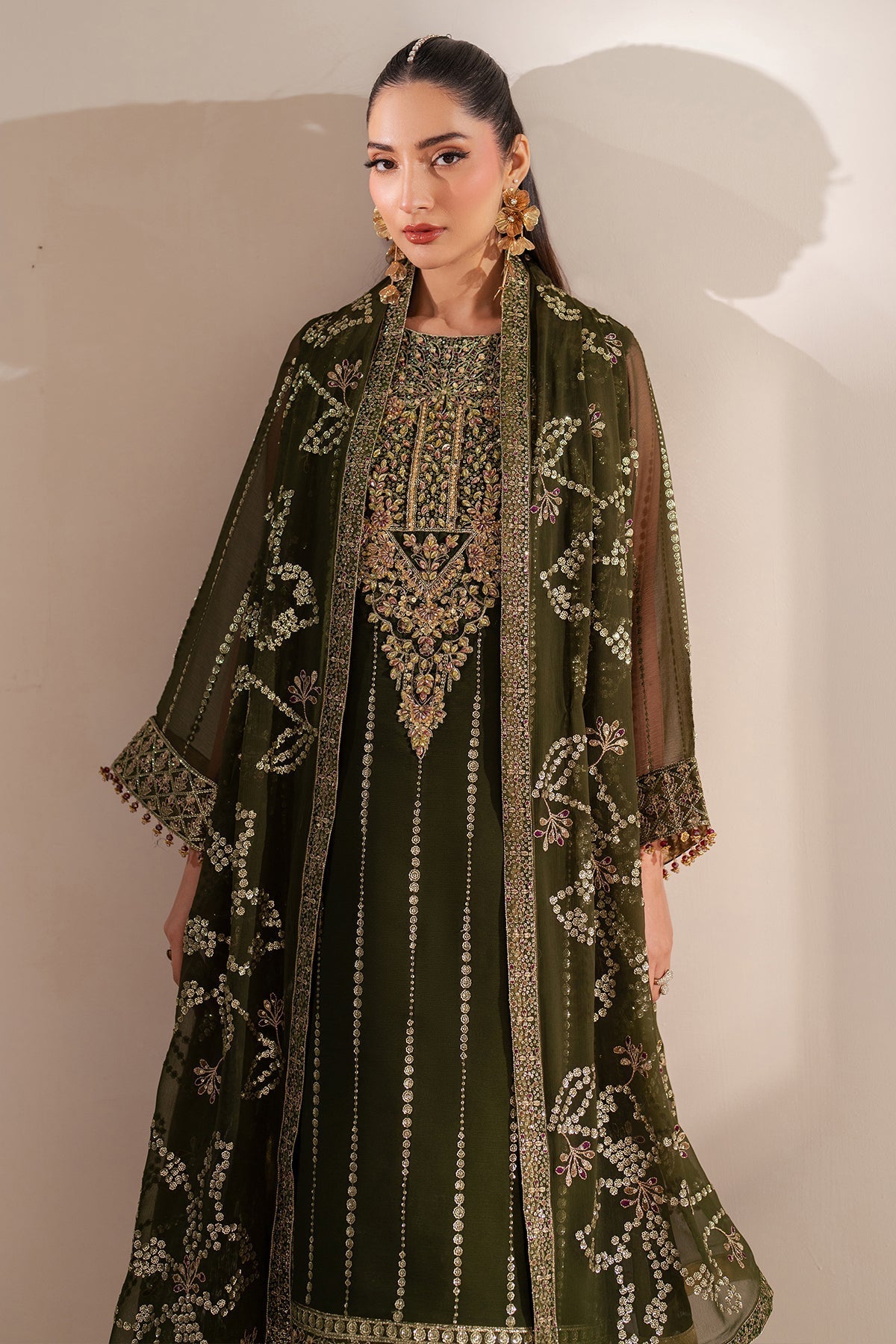 Alizeh | Handcrafted Eid Edit 25 | AF-HM-4033-Olivia - by - Libasekhas UK - Registered Vendor of : Alizeh - 100% Original Designer Dresss