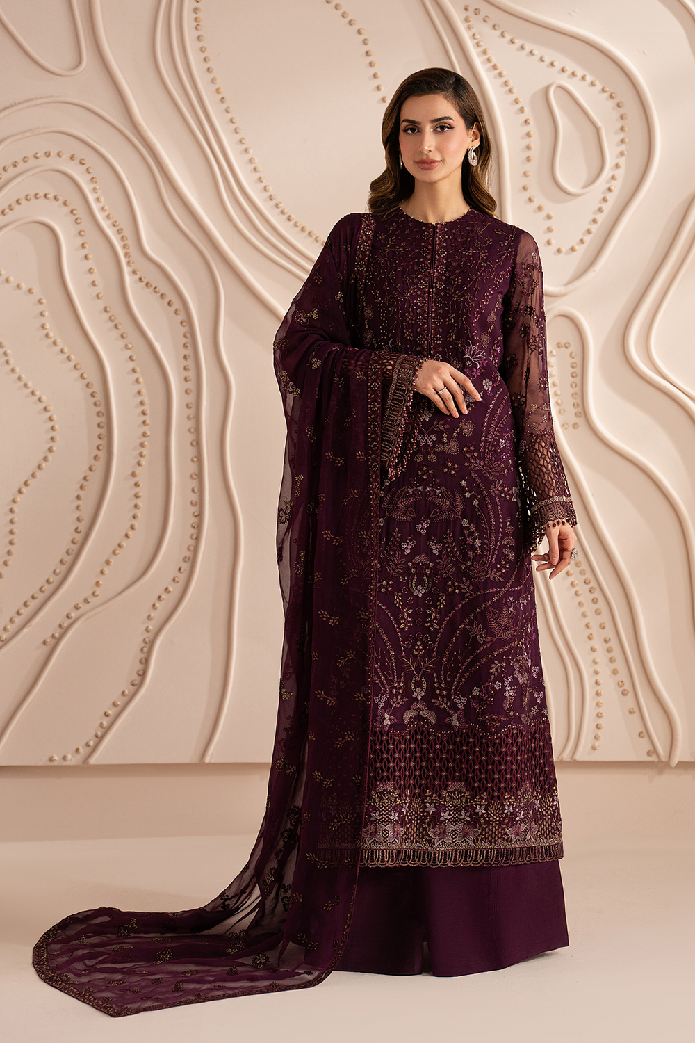 Lavish Premium | Izhare Muhabbat | CRIMSON BLOOM - by Libasekhas UK - Registered Vendor of : Lavish Premium - 100% Original Designer Dress