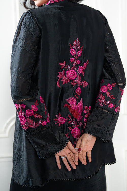 Wahaj M Khan | Lra Eid Collection 26 | Magenta Lyra JS - by Libasekhas UK - Registered Vendor of : Wahaj M Khan - 100% Original Designer Dress