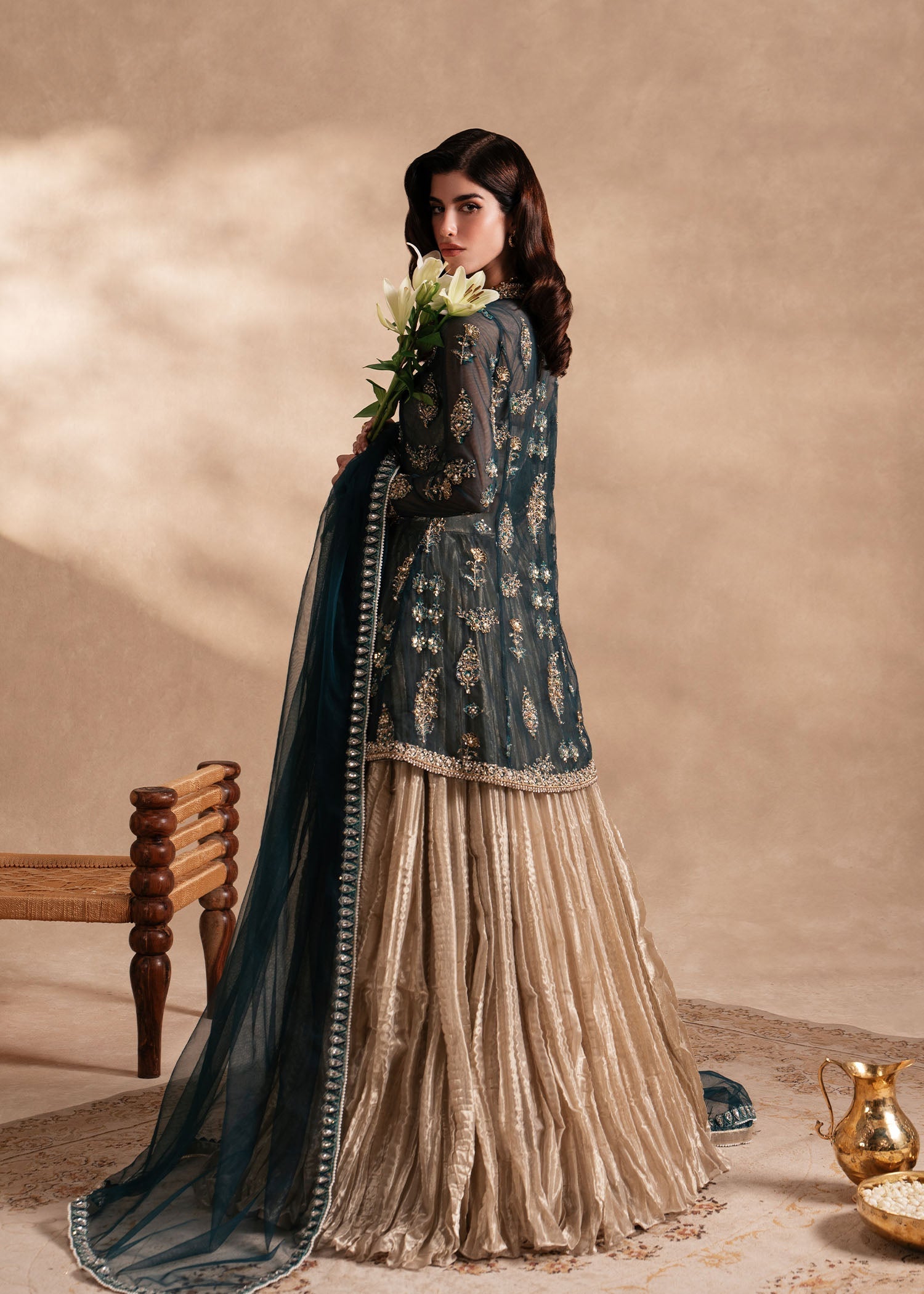 Sadaf Fawad Khan | Nafees Formals 25 | Nageenah - by - Libasekhas UK - Registered Vendor of : Sadaf Fawad Khan - 100% Original Designer Dresss