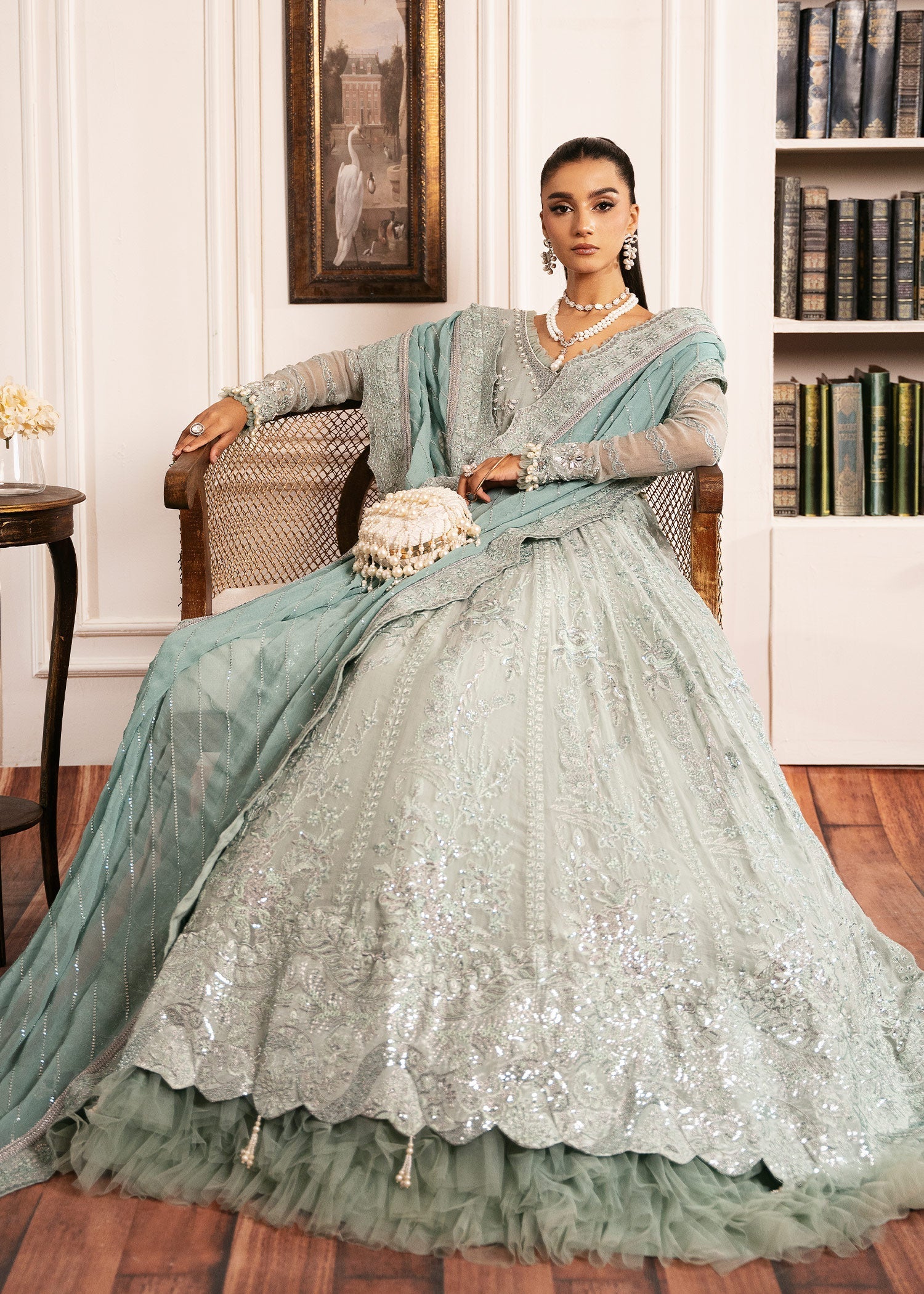 Inayat | Festive Formals | EQUISITE-ROSE - by Libasekhas UK - Registered Vendor of : Inayat - 100% Original Designer Dress