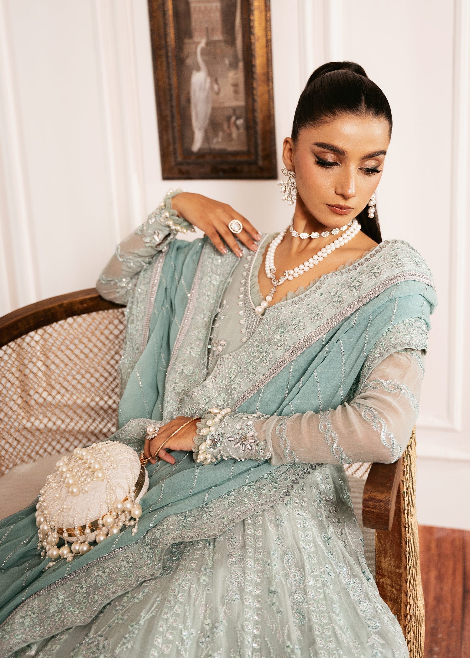 Inayat | Festive Formals | EQUISITE-ROSE - by Libasekhas UK - Registered Vendor of : Inayat - 100% Original Designer Dress