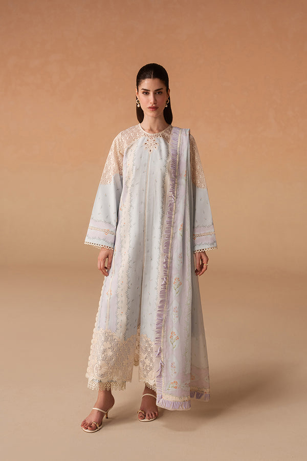 Afrozeh | The Haze 26 |Sunnival Blue - by Libasekhas UK - Registered Vendor of : Afrozeh - 100% Original Designer Dress