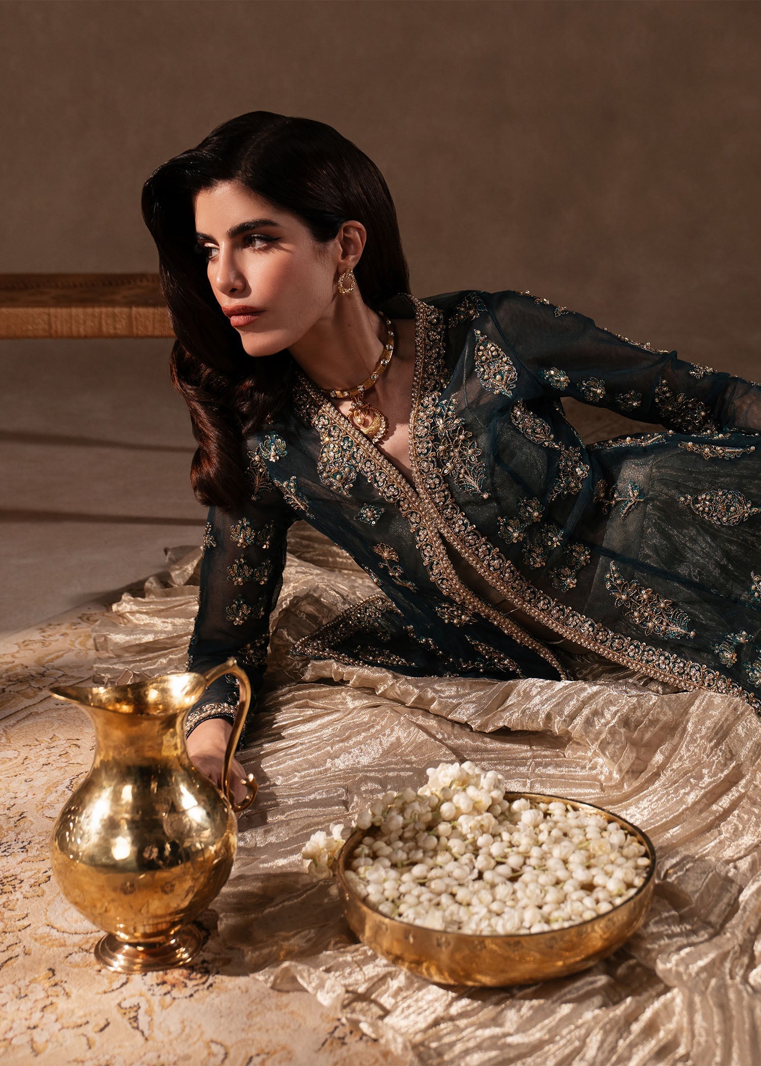 Sadaf Fawad Khan | Nafees Formals 25 | Nageenah - by - Libasekhas UK - Registered Vendor of : Sadaf Fawad Khan - 100% Original Designer Dresss