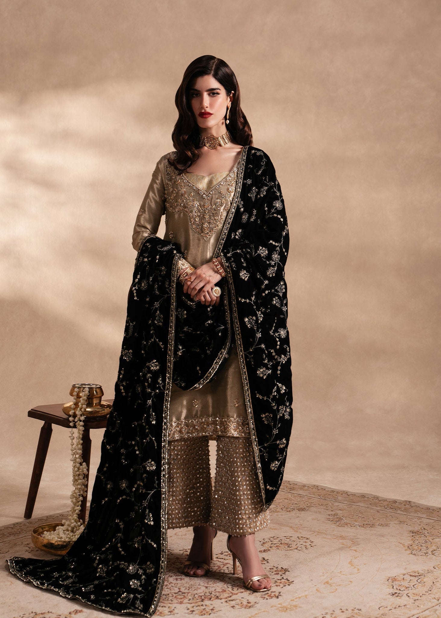 Sadaf Fawad Khan | Nafees Formals 25 | Nuhaz - by - Libasekhas UK - Registered Vendor of : Sadaf Fawad Khan - 100% Original Designer Dresss