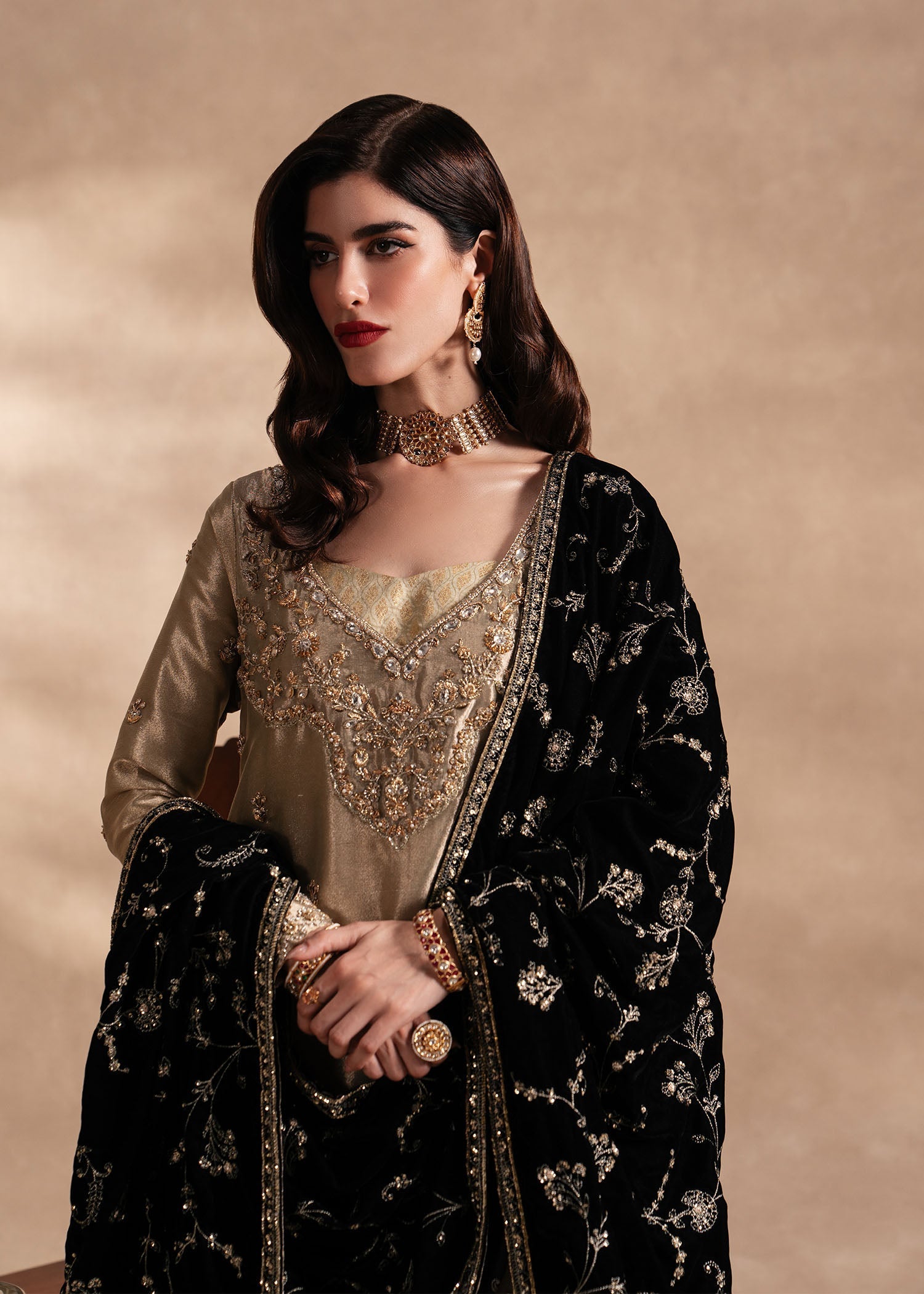 Sadaf Fawad Khan | Nafees Formals 25 | Nuhaz - by - Libasekhas UK - Registered Vendor of : Sadaf Fawad Khan - 100% Original Designer Dresss