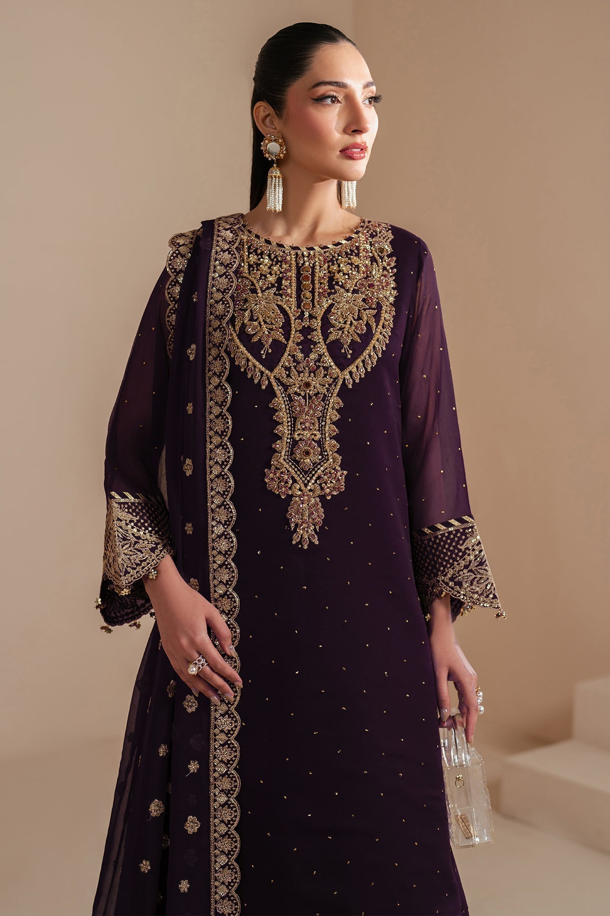 Alizeh | Handcrafted Eid Edit 25 | AF-HM-4038-Sirus - by - Libasekhas UK - Registered Vendor of : Alizeh - 100% Original Designer Dresss