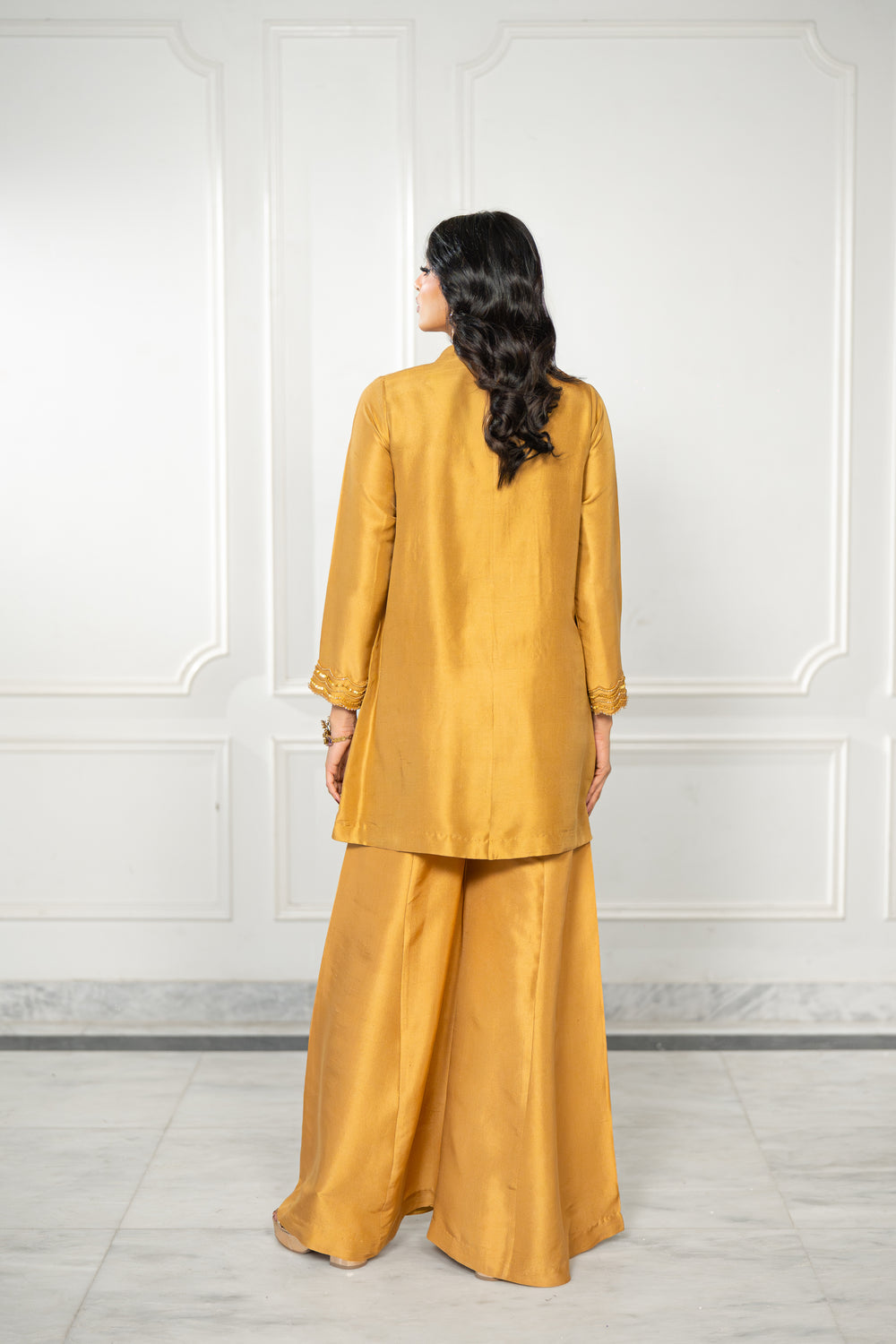 Wahaj M Khan | Lra Eid Collection 26 | Mustard Lilac RS Lyra JS - by Libasekhas UK - Registered Vendor of : Wahaj M Khan - 100% Original Designer Dress
