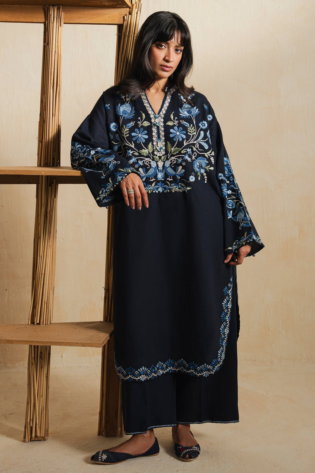 Elan | Indigene Pret |ZARQA (ERW-21576) - by Libasekhas UK - Registered Vendor of : Elan - 100% Original Designer Dress